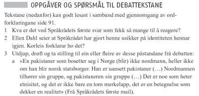 Utdyp, drøft og ta stilling!
