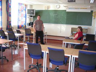 dark sarkasm in the classroom