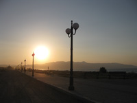standpromenade i motlys